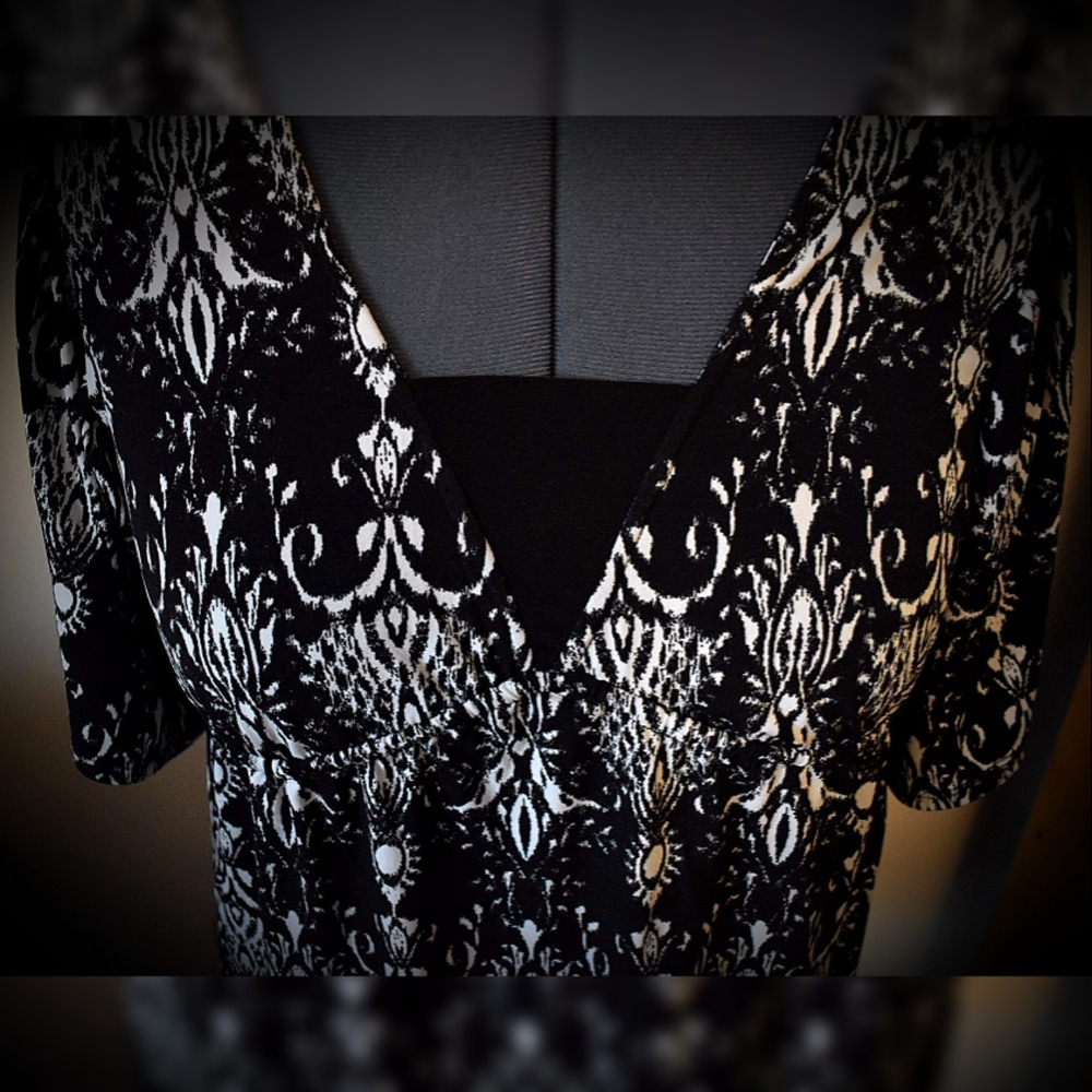 GNW Black and White Blouse
